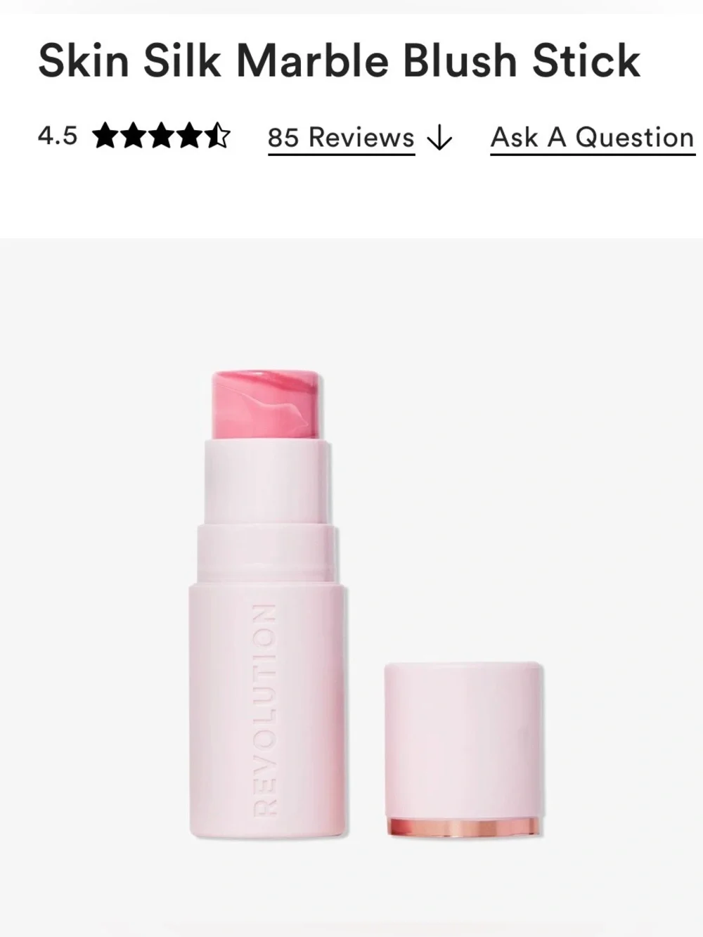 3 Revolution Skin Silk Marble Blush Sticks + 1 Versed Bronzer Stick